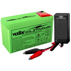 Vexilar 12V (Option: 12 AH MAX Lithium Battery w/V420L Rapid Charger)