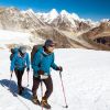 2Pcs Walking Sticks Collapsible Hiking Poles Folding Aluminum Trekking Poles Adjustable Hiking Sticks with EVA Foam Grips for Backpacking Hiking Mount